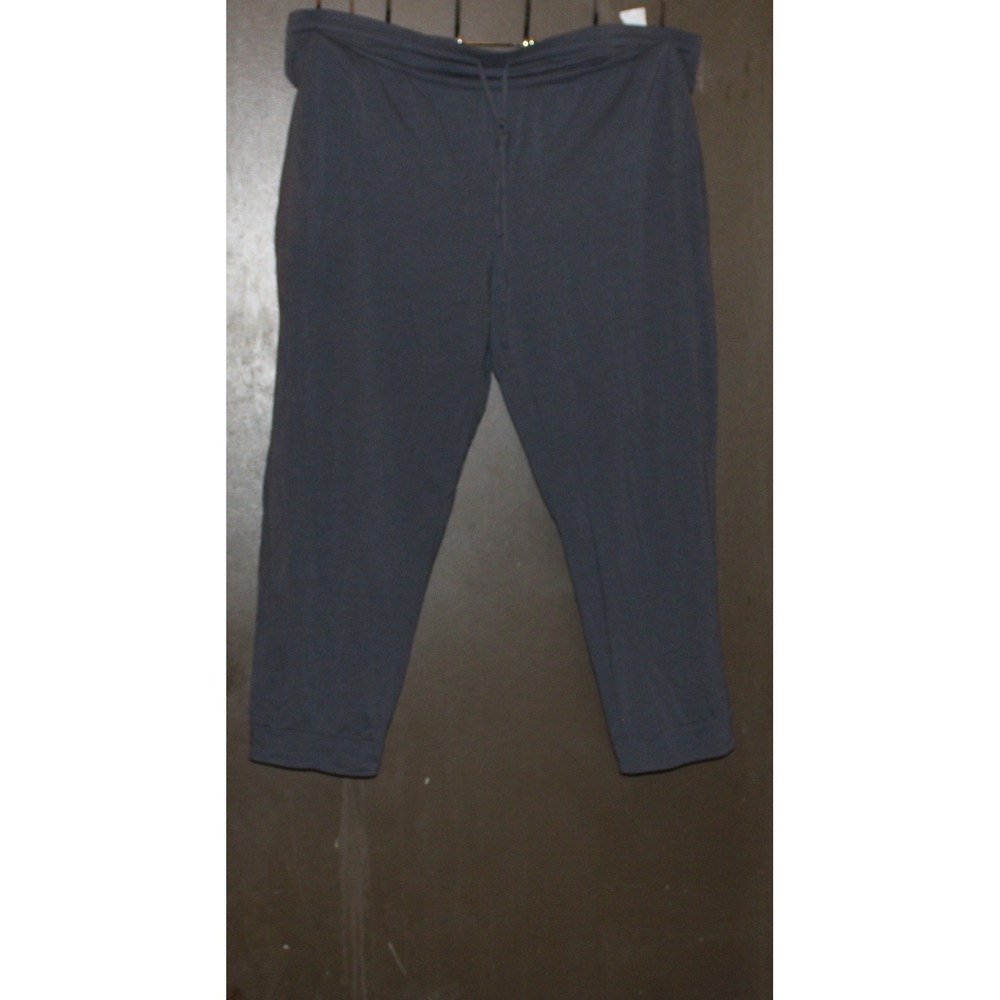 AnyBody Cozy Knit Joggers Womens 3X Charcoal Gray Drawstring‎ Lounge Pants